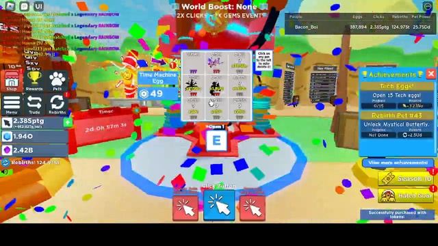 Using 800 tokens to hatch the new Time Egg in Clicker Simulator?! Was it worth it? смотреть онлайн