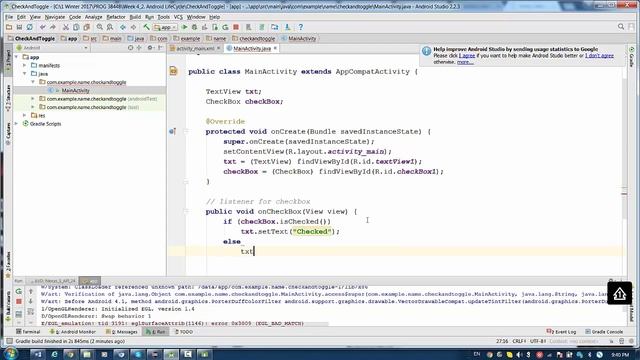 Android Studio - Lesson 7: CheckBox and ToggleButton смотреть онлайн