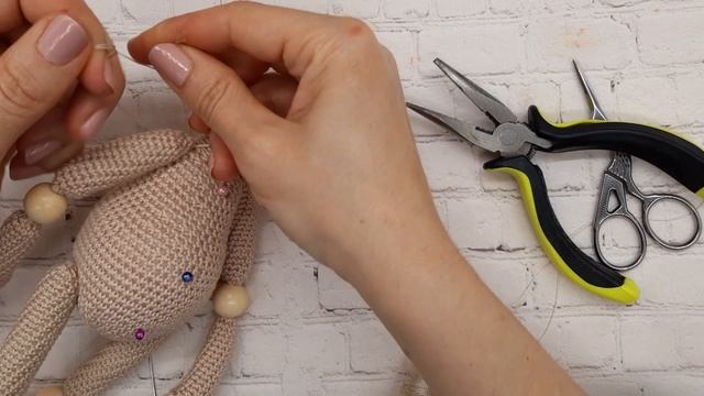 Сборка шарнирной куклы.#вязаныеигрушки#амигуруми