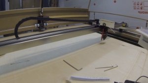 Юстировка лазерного СО2 станка...