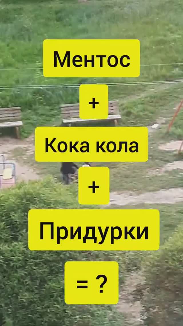 Ментос кока кола и придурки что будет. Приколы с ментосом и кока колой смотреть онлайн