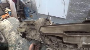 Как снять панель и заменить радиатор печки jzx100 toyota chaser