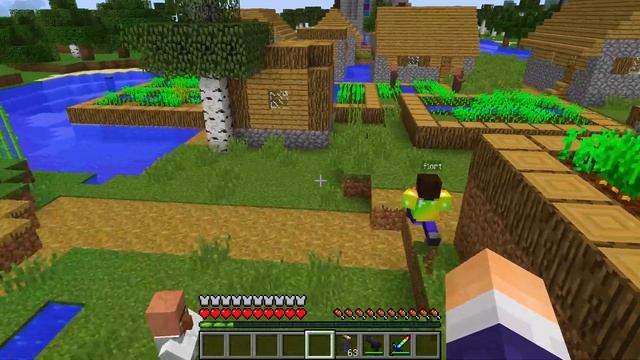 НУБ И ШЕДИ НАКАЗАЛИ ЛЕСКУ ДЕВУШКУ В МАЙНКРАФТ ! НУБИК ПРОТИВ ШЕДИ ЛЕСКА НУБ И ПРО MINECRAFT ТРОЛЛИН смотреть онлайн