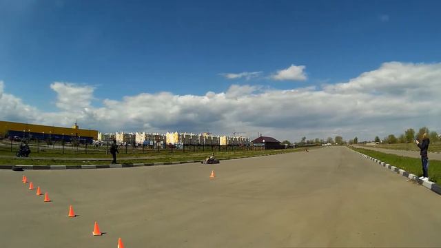 Проба картов перед гонками в Новой Майне. Кто сказал что ты Гонщик!? смотреть онлайн