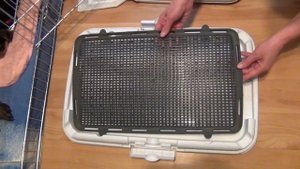 Туалет для собачки мини пород. Лоток под пеленку.