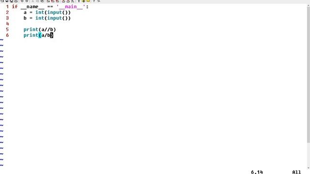 HackerRank Python Problem "Python Division" || Competitive Programing With Python @Codolearn