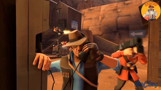 Представляем класс синий снайпер. Русская озвучка (Silero TTS) #savetf2