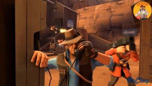 Представляем класс синий снайпер. Русская озвучка (Silero TTS) #savetf2