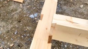 Фахверк дом. Монтаж клеёной нижней обвязки