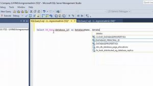 MSSQL - Query to list all database names with corresponding ID's