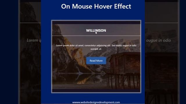 Online Tutorial for Image on Hover Effect 126 With Demo and Free Source Code Download