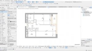 ArchiCAD 24. Отображение стен. Строительный материал. Графическая замена