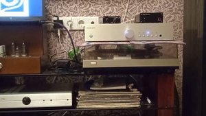 Exposure 1010 amp and Floor acoustics Heco Aurora 700