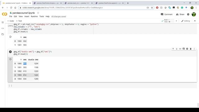 Python Pandas - add or remove a column from a DataFrame - Pandas Basics #9