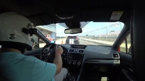 Subaru WRX на вариаторе по треку