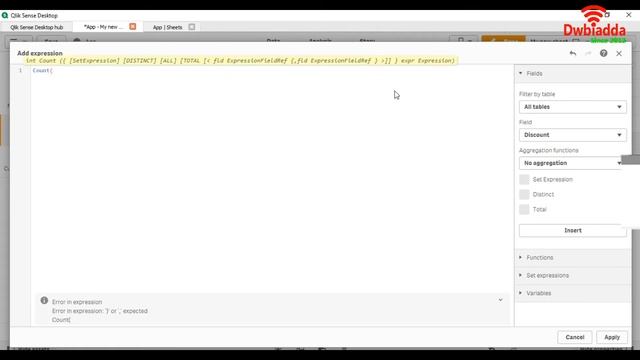 How to count unique values in a column in qliksense | Qliksense scenarios videos смотреть онлайн