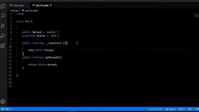 Advance PHP - Part 7 - what is Constructor