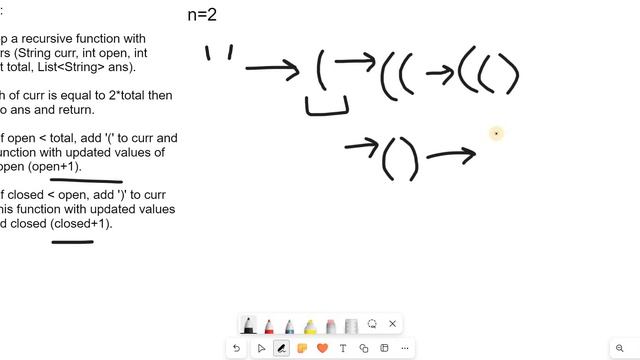Generate Parentheses | Leetcode | Medium | Java | Striver's A to Z DSA sheet смотреть онлайн