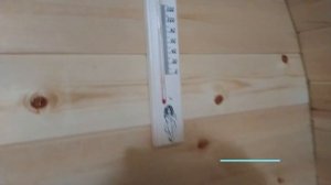 Баня бочка зимой +96С за 50 минут.