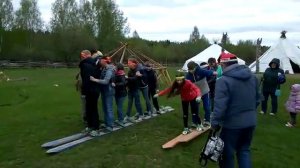 Наш класс. Подвижные игры  на свежем воздухе  в этнопарке Кочевники