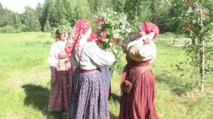 "Зелёные святки" - обряды на Троицу.  Славянский хоровод