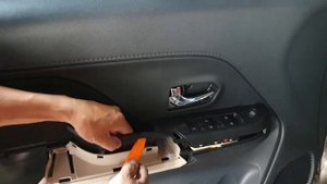 Toyota Rush front door card removal