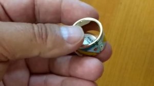 Широкое керамическое кольцо с ярким узором / Посылка с AliExpress