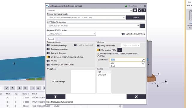 Linking Drawings to Trimble Connect for Concrete Models смотреть онлайн