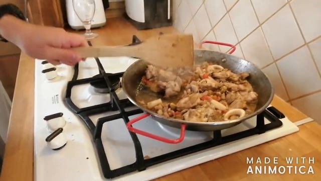 Испанская Паэлья (Paella) в дачных условиях. смотреть онлайн