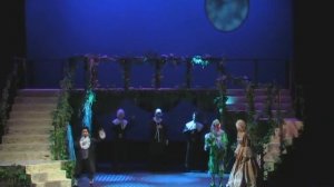 Magic Flute Papageno and Pamina running from Monostatos