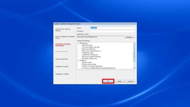 Wireless setup QL810W or QL820NWB - Windows® version смотреть онлайн