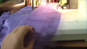 Юбка из фатина своими руками.  Нарядная.