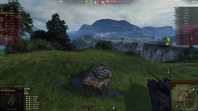 8300 урона на леопарде 1 и медаль Колобанова Lesta Games #танки #мир_танков