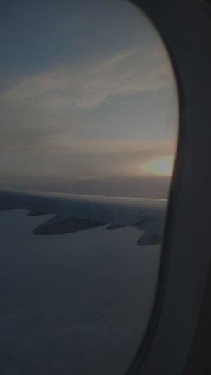Восход из самолёта #4K