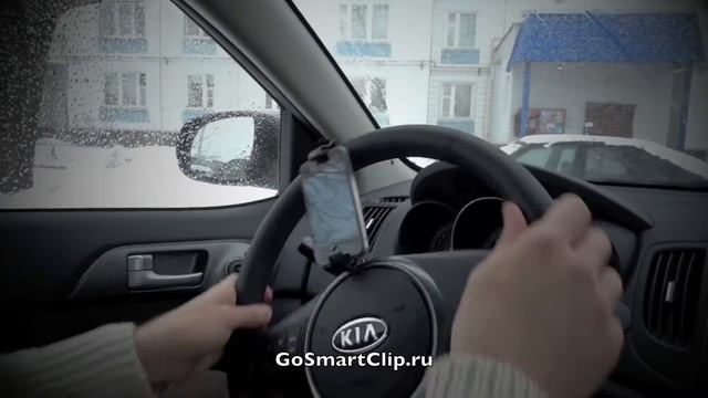 GoSmart Clip — держатель для iPhone, смартфона или телефона смотреть онлайн