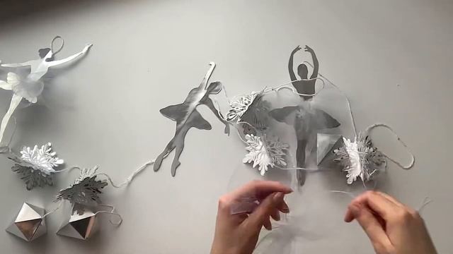 Гирлянда с балеринами /Мастер класс от BUMASHKA DECOR /DIY Garland with ballerinas смотреть онлайн