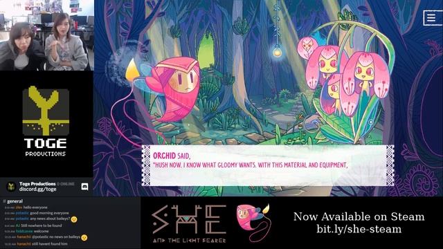 She and The Light Bearer - NOW AVAILABLE on Steam! смотреть онлайн