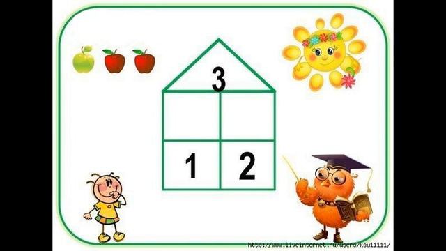 Состав числа 3 смотреть онлайн