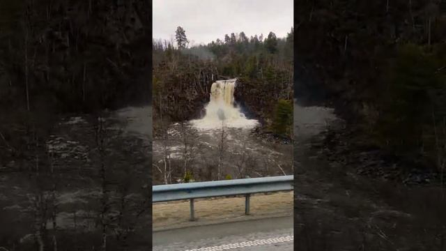 Самые красивые места в Мире. Водопады Норвегии#truckerinscandinavia #дальнобойпоскандинавии