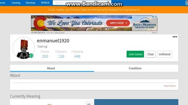 ROBLOX Chat, Trades, and Private Sales are Temporarily Disabled for Maintenance смотреть онлайн