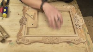 Резная рамка, как сделать резную рамку, резьба по дереву