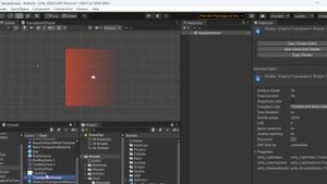Прозрачный градиент с использованием Unity Shader Graph 2D/3D