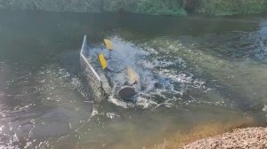 Мини ГЭС погружаемого типа, запуск