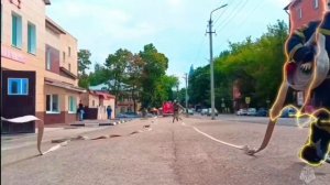 Дежурный караул 5 ПСЧ отрабатывал боевое развертывание от пожарной автоцистерны с подачей 2 стволов