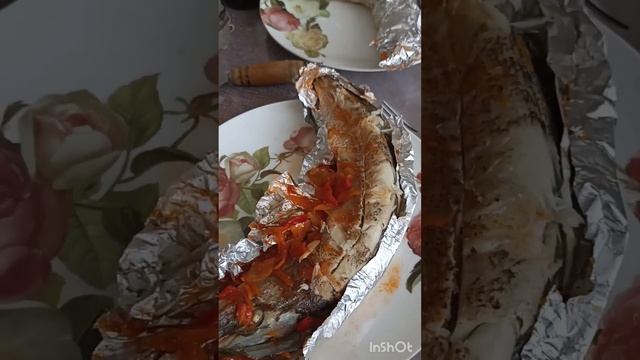Щука в лечо, за обе щеки