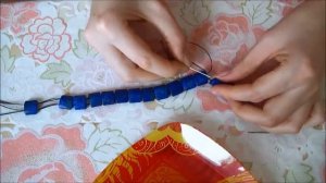 DIY. Как сделать браслет из квадратных бусин. Своими руками. Браслет из Лазурита