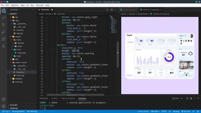 How To Create A Smart Home Dashboard(Speedcode) - Python/Kivy