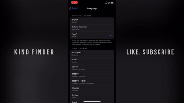 How To Change Laguage On Safari Browser