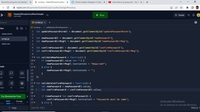 Update Password | JavaScript | NxtWave | CCBP 4.0 |