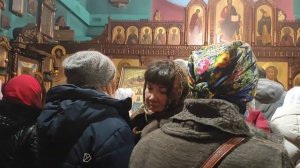 Ночью в Рождество. Храм Спас на водах.Мурманск.7 января 2022 г.